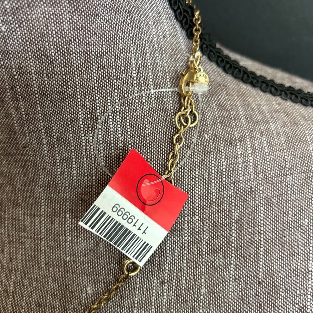 J. Crew Statement Necklace Geometric Tortoise She… - image 3